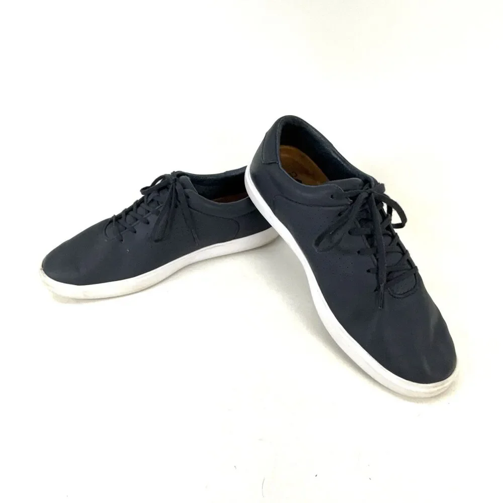 Cuater Travis Mathew Phenom Blue Leather Shoes Mens Size 10.5  4MT090 Spikeless